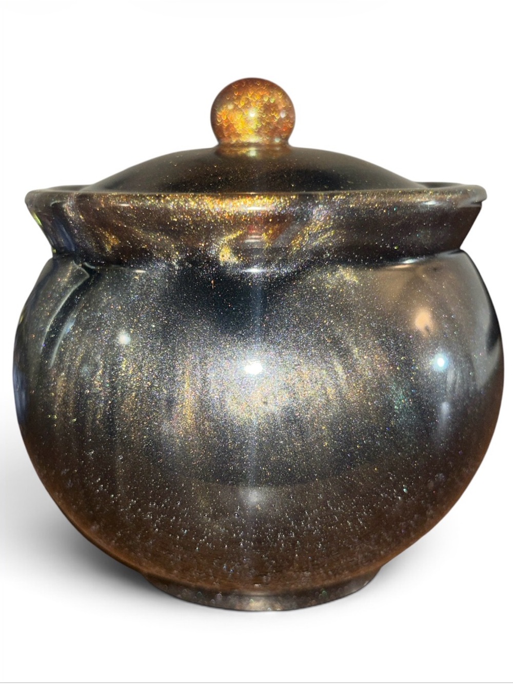 JAI’S DESIGNS Handcrafted Doodad Pots with lid- Set of 3 - Picture 6 of 14